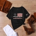 thumbnail image 6 of Fabrcox 1776-2026 USA 250th Anniversary Shirt Flag Print Short Sleeve Womens 4th of July Shirt Independence Day Celebration Freedom Patriotic Tunic Tops for Women, 6 of 8
