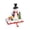 Snowman, variant on Baoblaze Christmas Statue Collection Artwork Stocking Hook for Bookshelf Desk Cabinet Santa Claus
