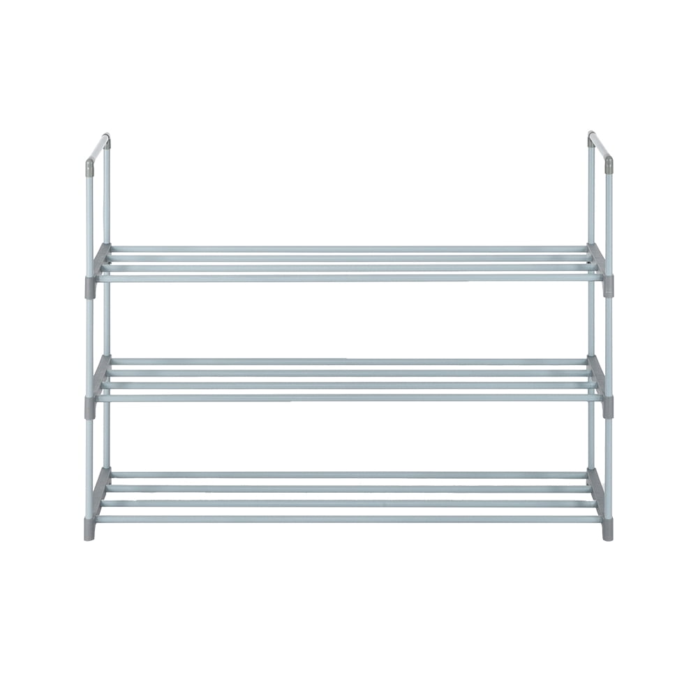 Lowestbest 3-Layer Shoe Rack, Metal Shoe Rack, Shoe Rack, Shoe Tower, Storage Rack, Stackable Bedroom, Entrance, Corridor, 15 Pairs of Shoes, Gray Lowestbest 3-Layer Shoe Rack, Metal Shoe Rack, Shoe Rack, Shoe Tower, Storage Rack, Stackable Bedroom, Entrance, Corridor, 15 Pairs of Shoes, Gray