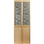 507 Lilies Glass Bifold Door