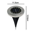 thumbnail image 2 of 4PCS Solar Floor Light-12LED Silver Warm Light MFZFUKR CPB-US-DYP190-6, 2 of 5