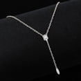 thumbnail image 3 of Lab Grown Diamond Lariat Pendant Necklace For Women | 2 Carat IGI Certified Pear Shape FG VS | 14K White Gold |Vanna Lariat Pendant FRIENDLY DIAMONDS, 3 of 6