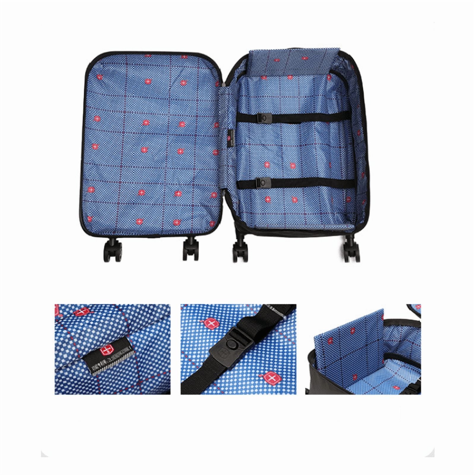 20Inch Lightweight Luggage Foldable Suitcase Trolley Carry On Hard Case with Lock