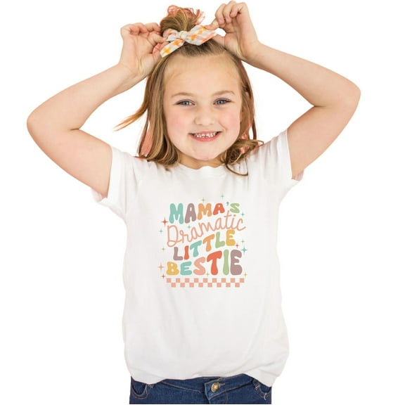 Mamas Dramatic Little Bestie T-Shirt, Mother's Day Gift, Funny Shirt Women, Mom Shirt, Mother to be Gift, New Mom shirt Women