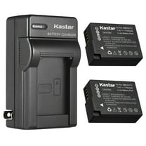 Kastar 2-Pack Battery and AC Wall Charger Replacement for Panasonic Lumix DMC-FZ1000 FZ1000, Lumix DMC-FZ1000 II FZ1000II, Lumix DMC-FZ2000 FZ2000, Lumix DMC-FZ2500 FZ2500, Lumix DMC-G5 DMC-G5K