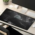 thumbnail image 3 of Moon Mouse Pad, Personalized Dark Mousepad, Durable Non-Slip Rubber Base Planet Computer Desk Mat for Home Game Office Essentials, 31.5x11.8 in, 3 of 6