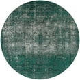thumbnail image 1 of Ahgly Company Indoor Round Mid-Century Modern Dark Blue Grey Blue Oriental Area Rugs, 7' Round, 1 of 6