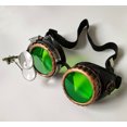 thumbnail image 1 of Gafas Steampunk TUNC Estilo Victoriano con Brújula y Lupa, 1 of 5