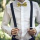 thumbnail image 2 of Pajarita para hombre, preatada, para esmoquin formal, ajustable, con purpurina, 2 of 8