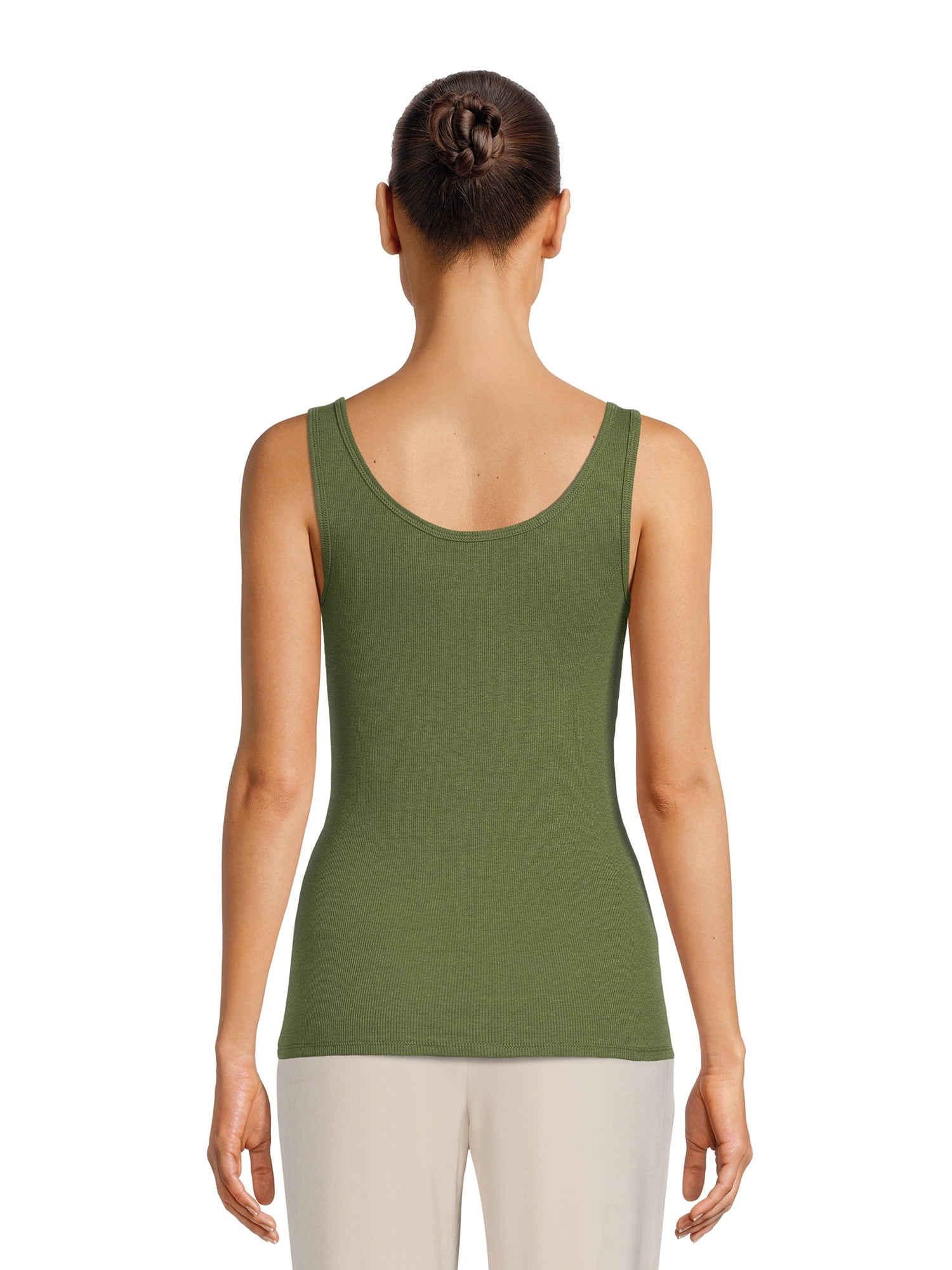 Time and Tru Women's Rib Tank Top