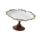 thumbnail image 4 of Soporte para pasteles, bandeja para bocadillos y dulces, soporte para pasteles, bandeja redonda para servir con base de madera. 26.5cmx13cm, 4 of 9