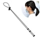 thumbnail image 5 of 10 Stück verstellbare Gesichtsabdeckung Lanyard Tragbare Gesichtsabdeckung Halsriemen Gesichtsabdeckung Schnallenhalter Ohrentlastungsmasken Kopfgurt Zubehör, Schwarz Zhivalor LL-2117-2, 5 of 5