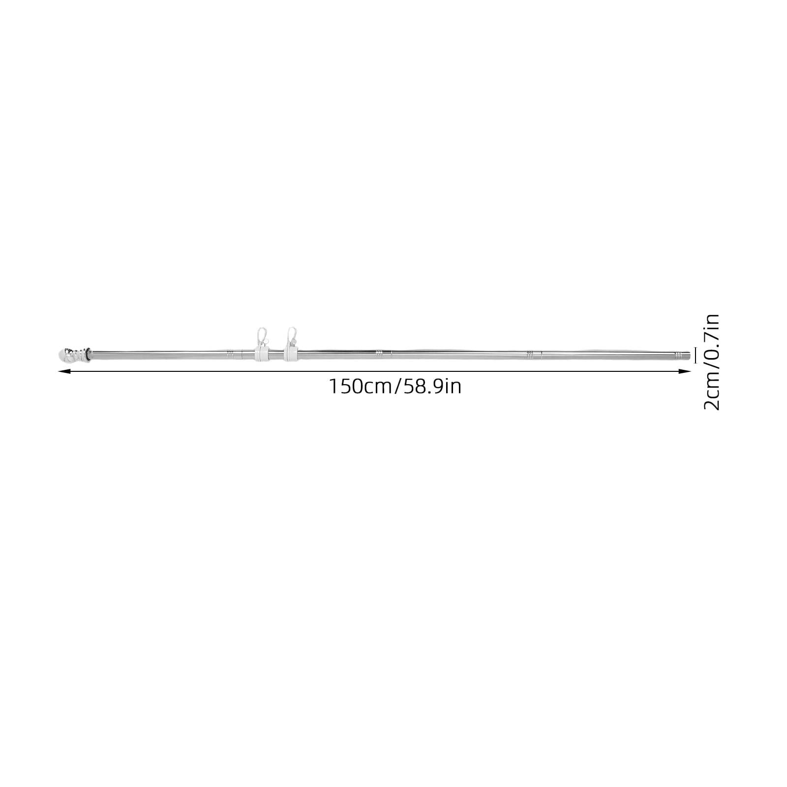 BESTOYARD Residential Flagpoles Metal Flag Pole for Yard and Garden 1 Set