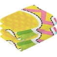 thumbnail image 2 of SKYSONIC Hand Towels Cute Cartoon Fruits Patterned 2 PCS, Cotton Bath Towel for Drying Face Hands Body ,Absorbent Lightweight Towels for Bathroom Ktichen Travel Gym, 16"x28", 2 of 7