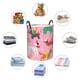thumbnail image 4 of Balery Different Dogs Christmas Cesta de ropa redonda con asas, impermeable, independiente, para ropa, juguetes, dormitorio y familia-Medium, 4 of 6