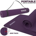 thumbnail image 3 of RDX Yoga Mat TPE 6mm Thick with Straps and Carry bag, 183 x 61 x 0.6CM, 3 of 10