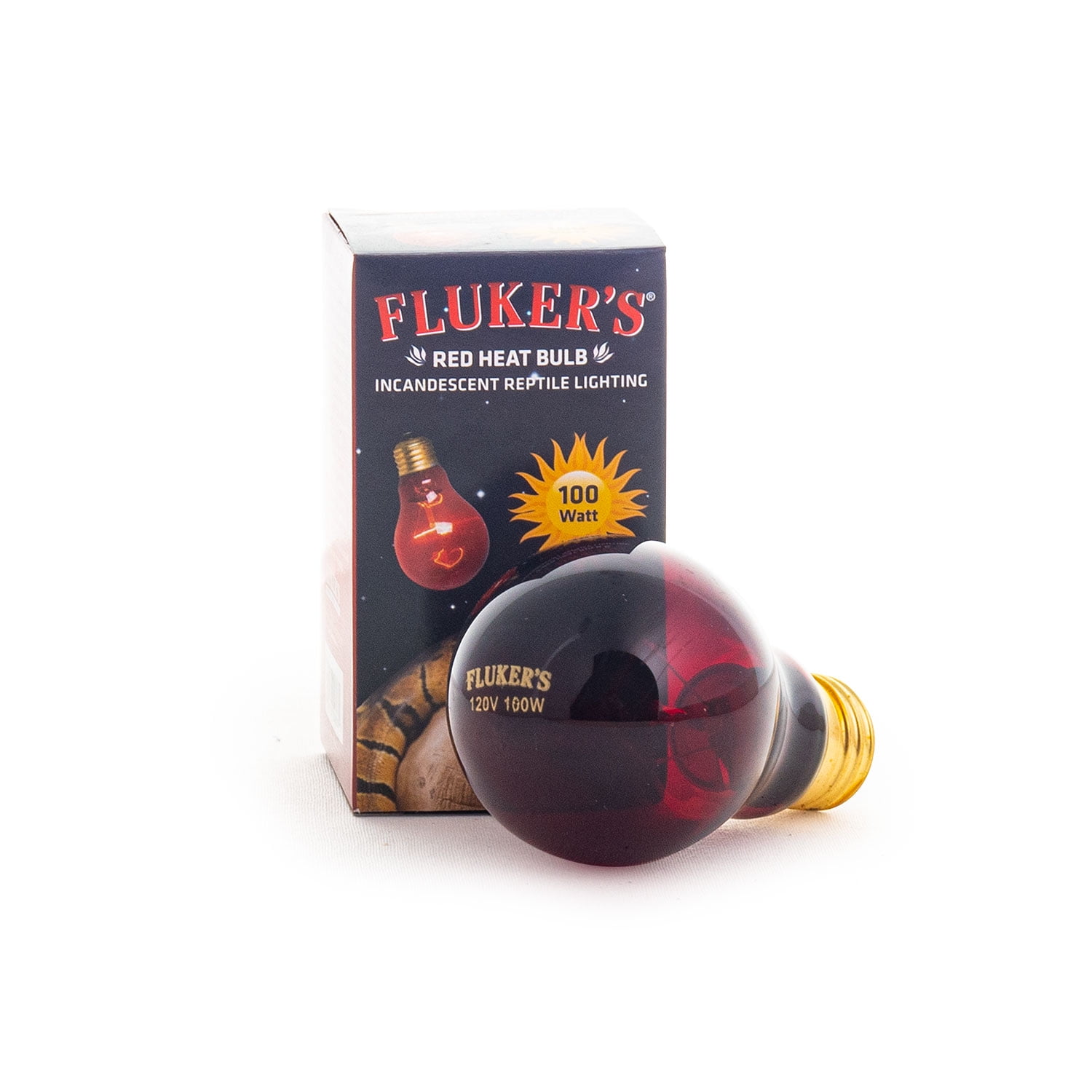 Fluker's Red Heat Bulb 100w