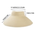 thumbnail image 3 of Adult Open Top Sun Visor Solid Color Sun Hat Women‘S Hat Adjustable Bare Head Beach Hat, 3 of 4