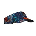 thumbnail image 2 of Disketp Tropical Flower Sun Visors For Women Men Unisex Tennis Golf Visor Hat Adjustable Summer Hats Sport Outdoor Visor Hat Uv Protection Cap, 2 of 8