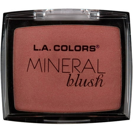 (2 Pack) L.A. Colors Mineral Blush, Dusty Rose, 0.15