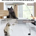 thumbnail image 3 of Retractable Feather Cat Toy, Interactive Fishing Rod for Indoor Cats and Kittens, 3 of 3