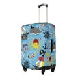 thumbnail image 2 of Naloa Pirate Marine Animals Elastic Suitcase Protector, Travel Suitcase Protector Cover Fits 18-32in Suitcase - Medium, 2 of 9
