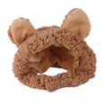 thumbnail image 1 of Lindo disfraz de gato sombrero gorro de fiesta orejeras de protección contra el ruido envoltura para la cabeza para animales pequeños gatos medianos a marrón Yinane Tocados para gatos, 1 of 8