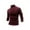 Claret, variant on Lovskoo Mens Sweaters Solid Color Pullover High Stretch High Neck Knit Long Sleeve Top/Shirt Claret