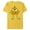 Yellow, variant on Disney and Pixar's Monsters, Inc. Mike Pumpkin Halloween - Short Sleeve Blended T-Shirt for Adults - Customized-Yellow