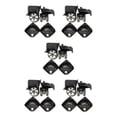 thumbnail image 3 of crativent Roulettes Pivotantes Robustes 2 Pcs pour Bagage et Valise avec Rouleau de Voyage à Roulement Fluide A78 Noir 5,3 cm 5 Ensembles, 3 of 6