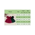 thumbnail image 4 of EYIIYE Enfants Filles Robe Robe de Princesse de Couleur Unie Robe de Velours à Col Carré Robe à Manches Courtes Robe de Soirée Décontractée en Tulle avec Ceinture, 4 of 9