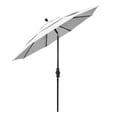 thumbnail image 2 of Parasol de Marché en Aluminium de 11 Pieds à Col Inclinable, DV, avec Passe-Partout, Noir/pacifica/noir, 2 of 6