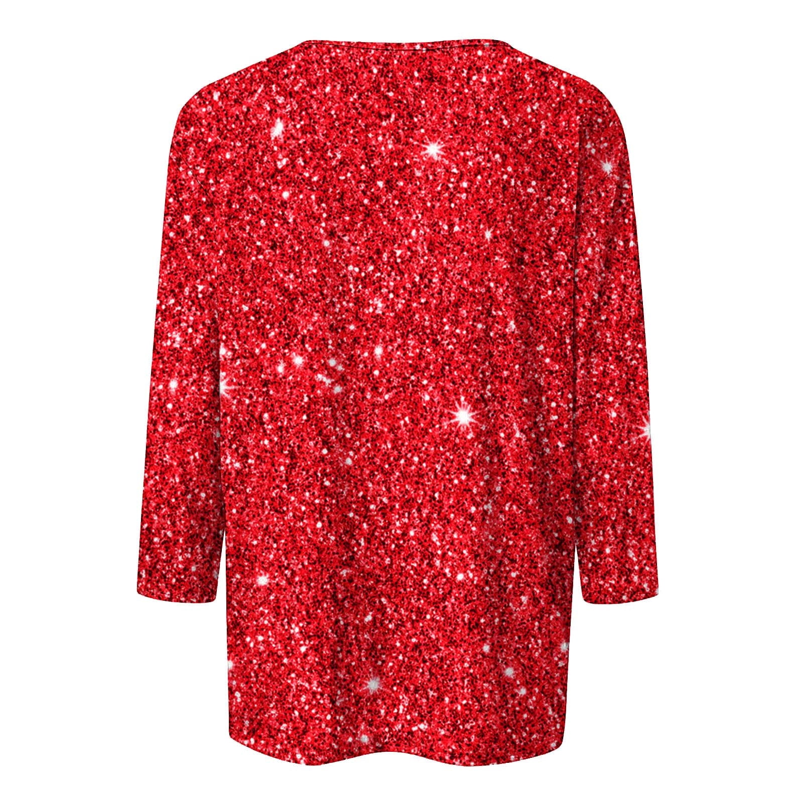red glitter tops