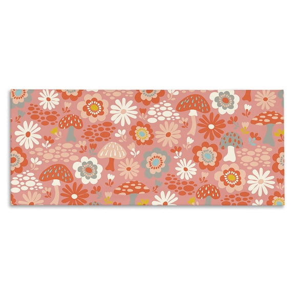 Stupell Industries Eclectic Groovy Mushrooms & Florals Canvas Art, 24 x 10, by Carrie Cantwell