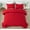 Red, variant on JML 3 Pieces Navy King Comforter Set, Soft Microfiber Bedding Set With 1 Comforter and 2 Pillow Cases Suit for All Seasons