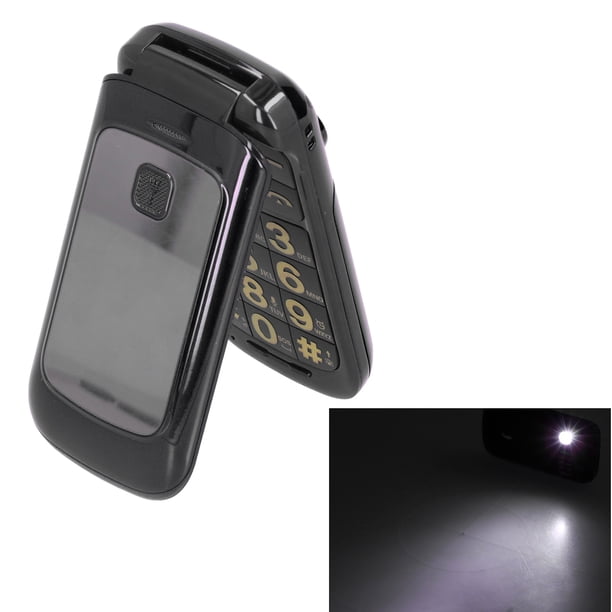 2G SOS Teléfono Celular Abatible para Personas Mayores Desbloqueado con Pantalla de 24 Pulgadas Y Capacidad Súper Grande de 1200 Mah Teléfono Celular Básico para Personas ANGGREK Otros