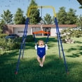thumbnail image 3 of G TALECO GEAR 2 in 1 Baby Jumper and Bouncer, Baby Swing Outdoor, Toddler Swing Sets for Kids Age 1-3, Blue, 3 of 8