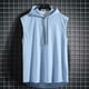 thumbnail image 4 of Verano para hombre músculo con capucha chaleco sin mangas culturismo gimnasio entrenamiento fitness camisa de alta calidad chaleco hip hop sudadera tops para hombres, 4 of 5