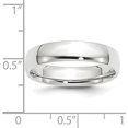 thumbnail image 3 of Avariah Diamonds 10k White Gold 5.2mm Lightweight Comfort Fit Wedding Band Size 13 - Ring Size 13.0, 3 of 6