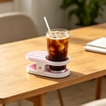 thumbnail image 6 of Clip on Cup Holder for Beach Chai, Portable Striped Clip-On Drink Holder, Cruise Cup Holder Clip, Secure Your Beverage Anywhere for Table, Pool, Lounge, Outdoor Indoor Use,, 6 of 7