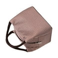 thumbnail image 4 of Bolsa Para Lonchera, Bolsa Para El Almuerzo Con Aislamiento De Fácil Limpieza, Tela Oxford Portátil, Diseño Elegante A Rayas Para Hombres Para La Oficina, 4 of 8