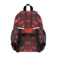 thumbnail image 3 of Game Controller Red Pattern Backpack for School, Cute School Bag with Adjustable Shoulder Straps and Padded Back, 15"x11.42"x5.5", 3 of 5