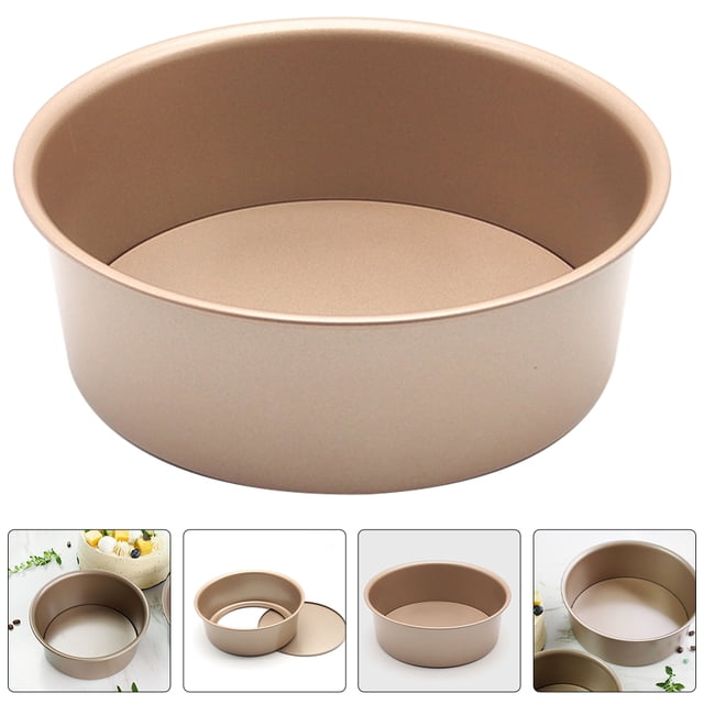 TEHAUX Round Baking Tin 1Set Nonstick High Carbon Steel for Home and Professional Use