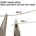 thumbnail image 5 of The Beadsmith Chain Nose Nylon Jaw Pliers – 5 inches (127mm) – Ergonomic Handle, Double Leaf Springs – Includes Replacement Heads – Jewelry Making Tool for Creating Bracelets, Earrings & Necklaces, 5 of 7
