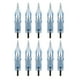 thumbnail image 1 of Aguja de cartucho azul real, 10 piezas Aguja de cartucho Cartucho de revestimiento desechable Aguja de cartucho de repuesto Aguja de durabilidad extendida, 1 of 8