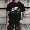 thumbnail image 2 of Big and Tall Shirts for Men Graphic Tees Letter Print Summer Tops Vintage Short Sleeve Loose Casual T Shirts 6xl T for Men Big And Tall Plain Pack Mens 2XL, 2 of 4