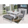 thumbnail image 2 of Comedor Kessa Muebles Belgica 4 Sillas 1 Banca con Buffet Gris, 2 of 2