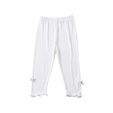 

HIBRO Toddler Girls Seven Pants Bottoming Pants Summer Thin Model Children s Pants Summer Baby Softy Pants 8 Pants Girls Lined Leggings Toddler Girl 2t