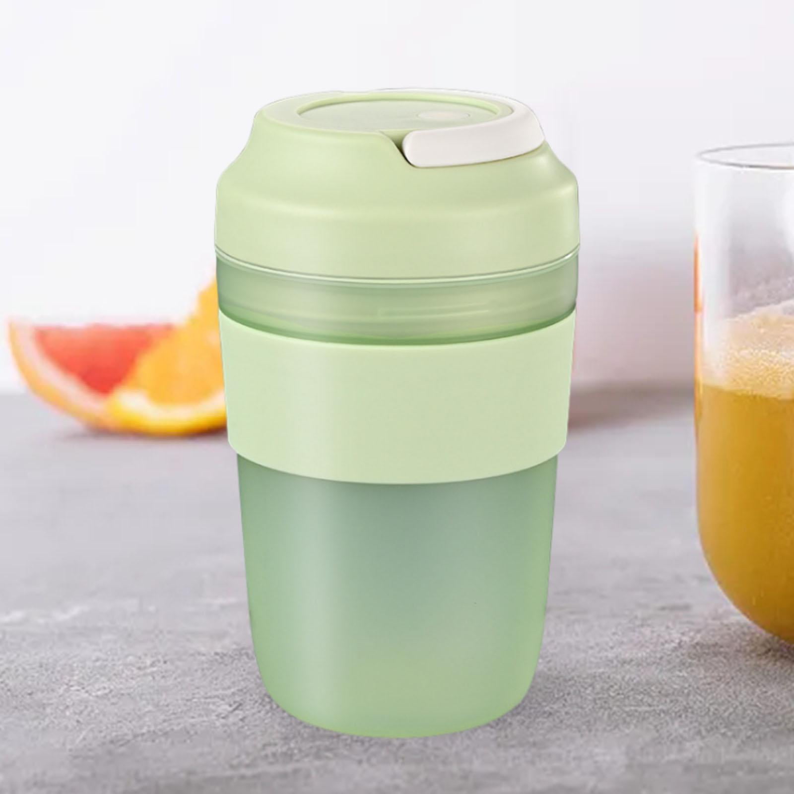 Portable Blender Mini Juicer Cup USB with 4 Blade Handheld Personal Size Blender Electric Juicer Cup for Camping Sports Home