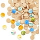 thumbnail image 1 of 200 piezas de rodajas de madera de haya natural de 0,6 pulgadas, discos redondos de madera sin acabado, pequeños círculos de madera, etiquetas de madera, rodajas redondas de madera sin acabado, 1 of 9